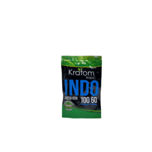 KRATOM KAPS INDO green V 100ct 60gm min