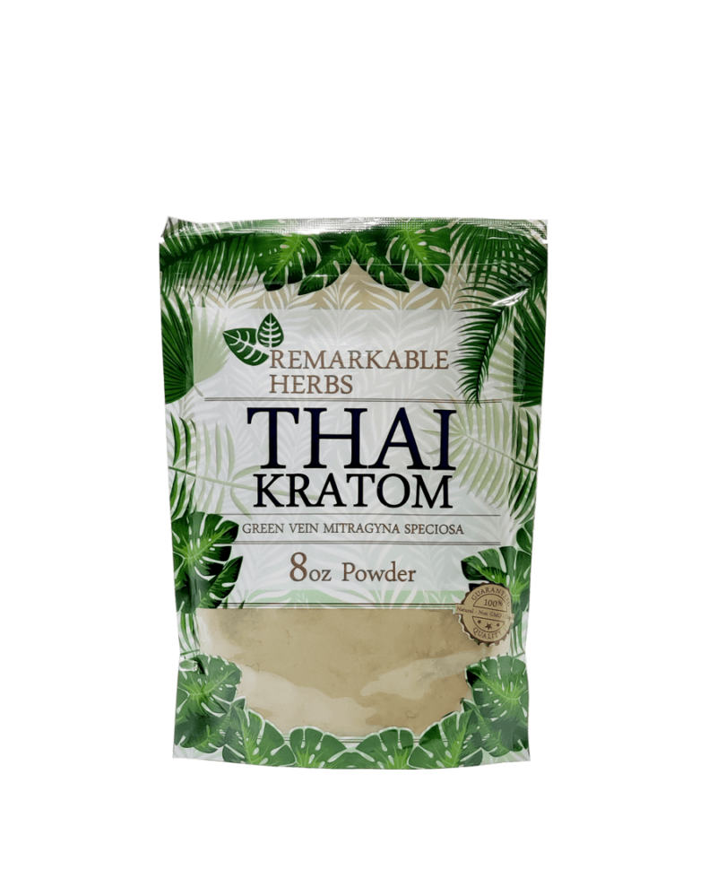 Remarkable herbs Thai kratom 8oz powder min