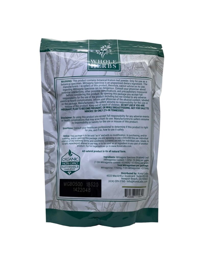 Whole Herbs Green Vein Borneo 500g