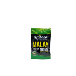 KRATOM KAPS Malay green V 100CT 60gm min