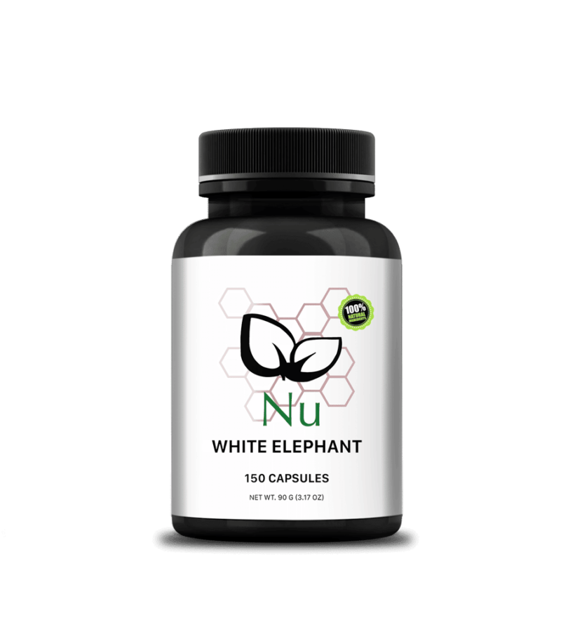 150ct WHITE ELEPHANT NU Bottle MOCK UP