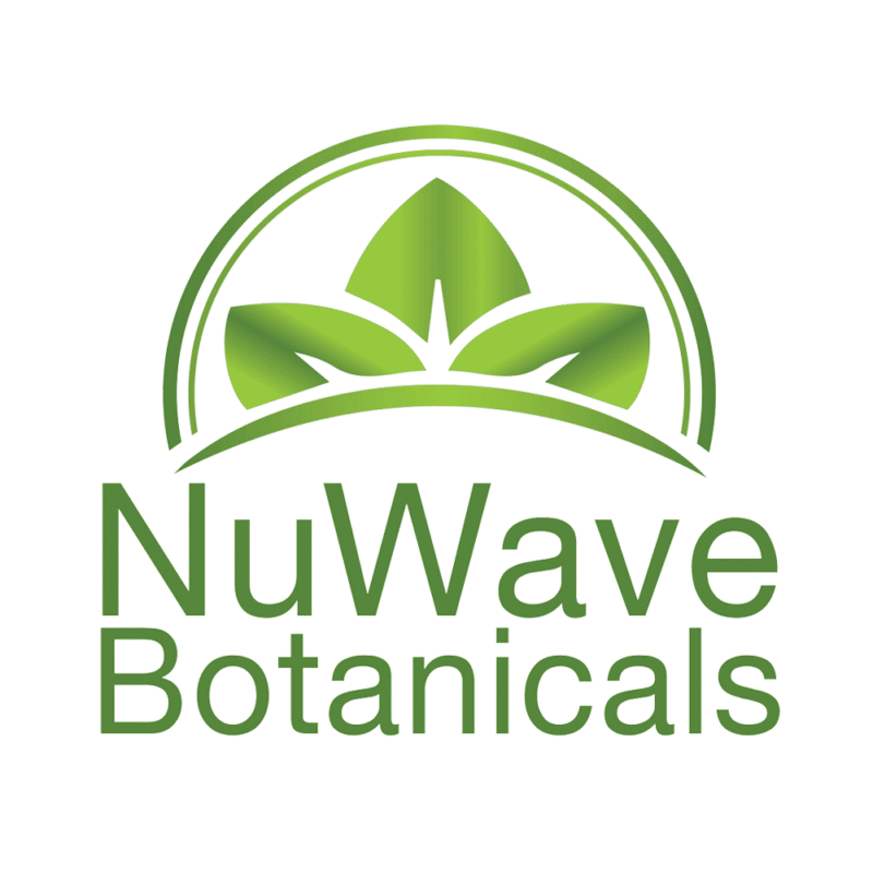 The logo for nuwave botanicals.