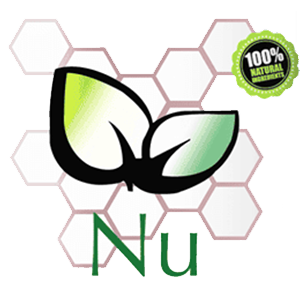 A green leaf with the brand nu.