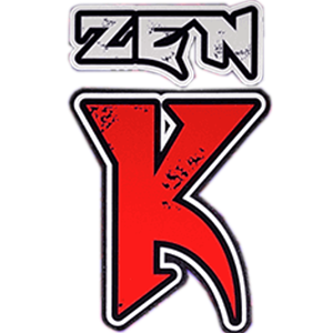 The logo for zen k showcases a minimalist design inspired by zen philosophy.